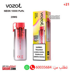 Vozol Neon PINK BOMB 10000 Puffs 20MG